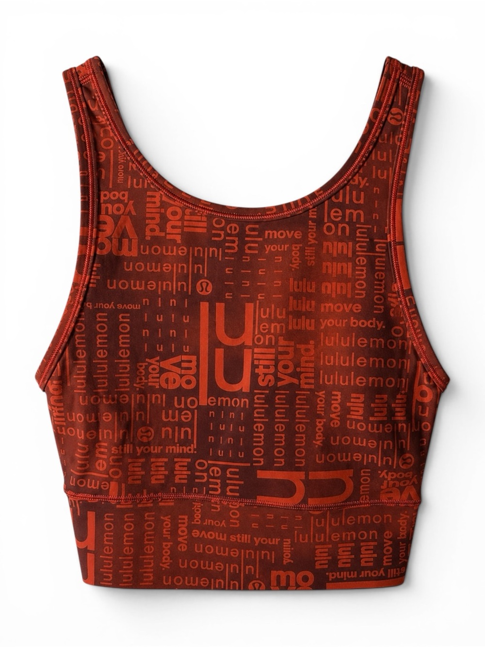 Lululemon Power Pivot Everlux Tank Red Ombre Print XXS